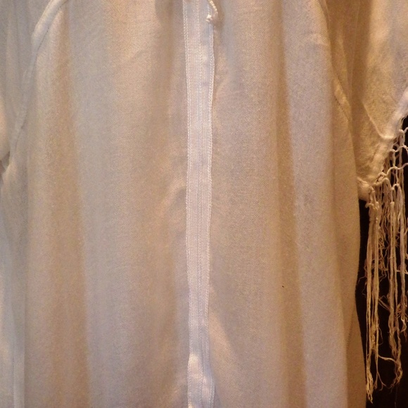 Women's Ligne Kiwi White Coverup Made in France - Picture 5 of 8